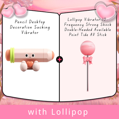 Pencil Suck — stimulateur crayon rose — photo 10