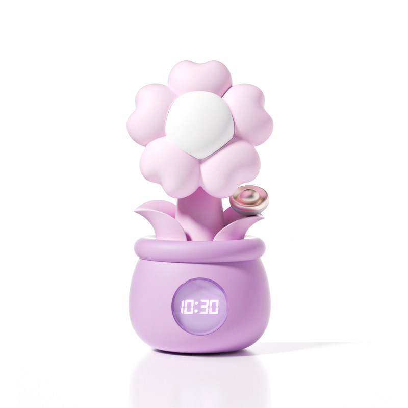 Flower Clock, stimulateur fleuri avec base horloge